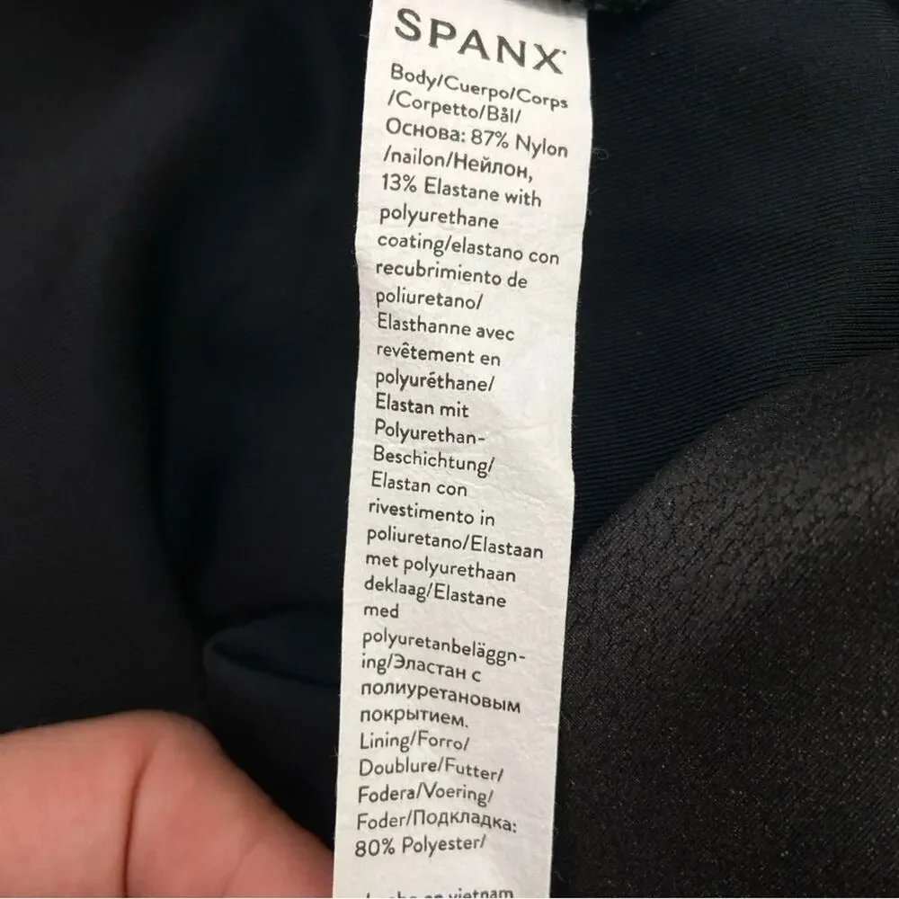 Spanx SPANXshape™ Faux Leather Leggings Black‎ Medium